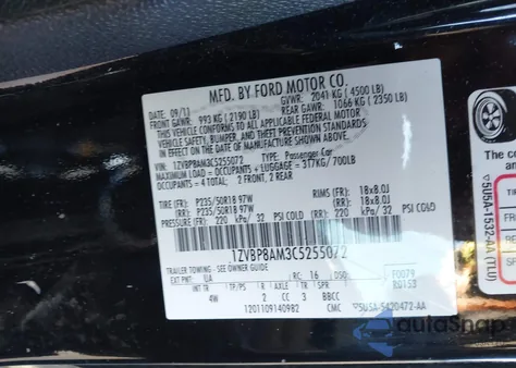 2012 Ford Mustang V6 Premium from USA, damaged, VIN 1ZVBP8AM3C5255072